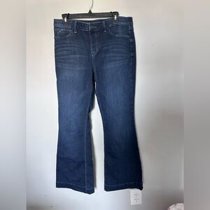 Laurie Felt Silky Flare Blue Jeans